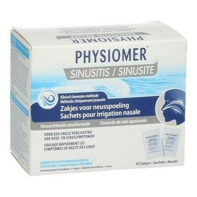 PHYSIOMER ZEEZOUT NEUSDOUCHE ZAKJES 30 PHYSIOMER ZEEZOUT NEUSDOUCHE ZAKJES 30