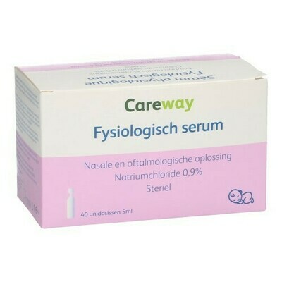 CAREWAY NASAL SERUM PHYSIO UNIDOSES 40X5ML CAREWAY NASAL SERUM PHYSIO UNIDOSES 40X5ML
