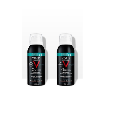 VICHY HOMME DEO 48H TOLERANCE AEROSOL 2X100ML VICHY HOMME DEO 48H TOLERANCE AEROSOL 2X100ML