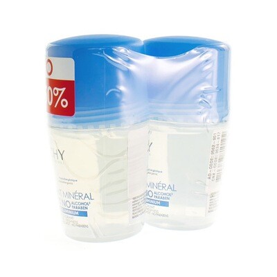 VICHY DEO MINERAAL 48U ROLLER DUO 2X40ML VICHY DEO MINERAAL 48U ROLLER DUO 2X40ML