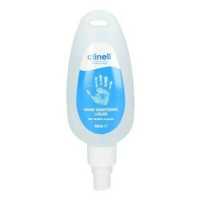 CLINELL SANITISING LIQUID FL 60ML CLINELL SANITISING LIQUID FL 60ML
