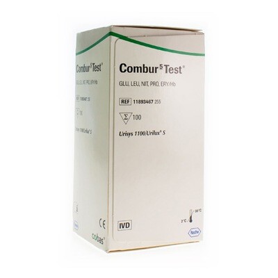 COMBUR 5 TEST STRIPS 100 11893467255 COMBUR 5 TEST STRIPS 100 11893467255