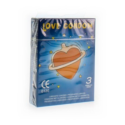 LOVE CONDOM SENSITIVE PRESERVATIF/ CONDOOM 3 LOVE CONDOM SENSITIVE PRESERVATIF/ CONDOOM 3