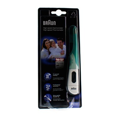 BRAUN THERMOMETER DIGITAAL PRT 1000CE BRAUN THERMOMETER DIGITAAL PRT 1000CE