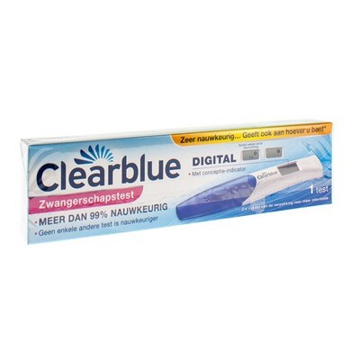 CLEARBLUE ZWANGERSCHAPSTEST CONCEPTION INDICATOR 1 CLEARBLUE ZWANGERSCHAPSTEST CONCEPTION INDICATOR 1