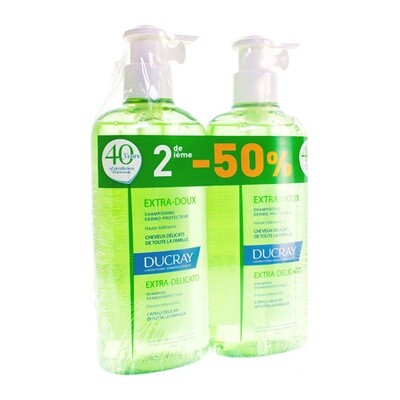 DUCRAY EXTRA ZACHT SH DUO 2X400ML DUCRAY EXTRA ZACHT SH DUO 2X400ML