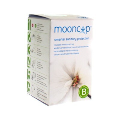 MOONCUP MENSTRUATIECUP HERBRUIKBAAR MAAT B 1 MOONCUP MENSTRUATIECUP HERBRUIKBAAR MAAT B 1