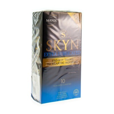MANIX SKYN EXTRA LUBRICATED CONDOMEN 10 MANIX SKYN EXTRA LUBRICATED CONDOMEN 10