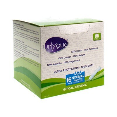 UNYQUE TAMPONS NORM.+INBRENGHULS 16 UNYQUE TAMPONS NORM.+INBRENGHULS 16