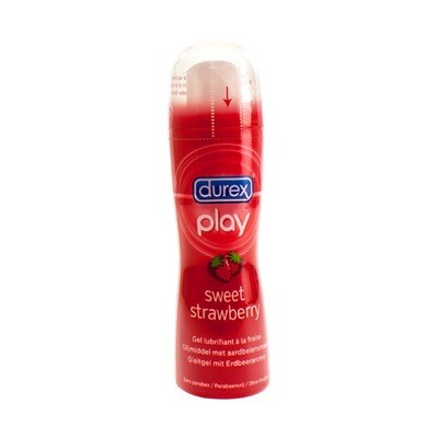 DUREX PLAY SWEET STRAWBERRY GLIJMIDDEL GEL 50ML DUREX PLAY SWEET STRAWBERRY GLIJMIDDEL GEL 50ML