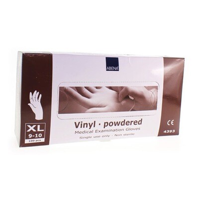 ABENA CLASSIC HANDSCHOEN VINYL PDR CLEAR XL 1000 ABENA CLASSIC HANDSCHOEN VINYL PDR CLEAR XL 1000
