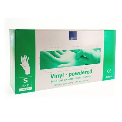 ABENA CLASSIC HANDSCHOEN VINYL PDR CLEAR S 1000 ABENA CLASSIC HANDSCHOEN VINYL PDR CLEAR S 1000