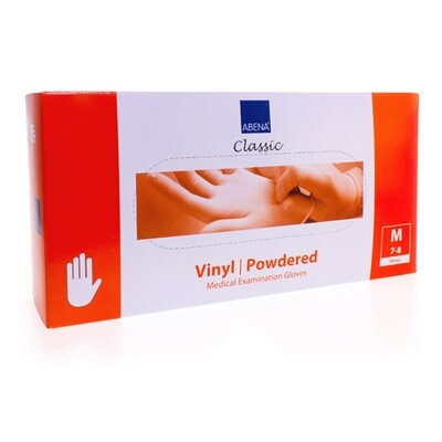 ABENA CLASSIC HANDSCHOEN VINYL PDR CLEAR M 1000 ABENA CLASSIC HANDSCHOEN VINYL PDR CLEAR M 1000