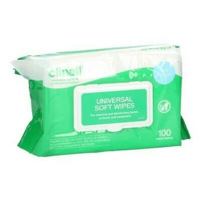 CLINELL UNIVERSELE DOEKJES 100 CLINELL UNIVERSELE DOEKJES 100