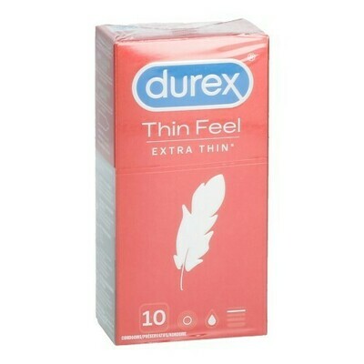 DUREX THIN FEEL EXTRA THIN CONDOMS 10 DUREX THIN FEEL EXTRA THIN CONDOMS 10
