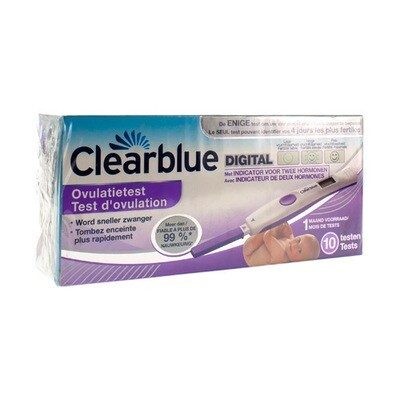 CLEARBLUE ADVANCED OVULATIETEST 10 CLEARBLUE ADVANCED OVULATIETEST 10