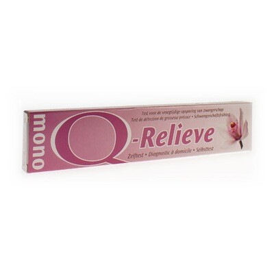 Q-RELIEVE MONO ZWANGERSCHAPSTEST Q-RELIEVE MONO ZWANGERSCHAPSTEST