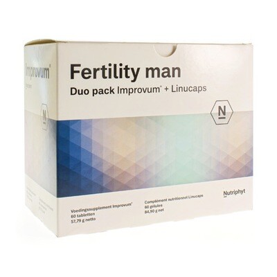 FERTILITY MAN DUO 60 TABL IMPROV.+60 CAPS LINUCAPS FERTILITY MAN DUO 60 TABL IMPROV.+60 CAPS LINUCAPS