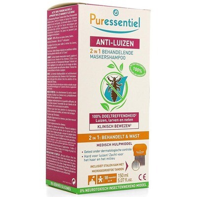 PURESSENTIEL A/LUIZEN SH BEHAND. 2IN1 150ML + KAM PURESSENTIEL A/LUIZEN SH BEHAND. 2IN1 150ML + KAM
