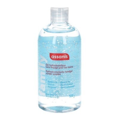 ASSANIS HYDRO ALCOHOLISCHE GEL FLIP TOP 500ML ASSANIS HYDRO ALCOHOLISCHE GEL FLIP TOP 500ML