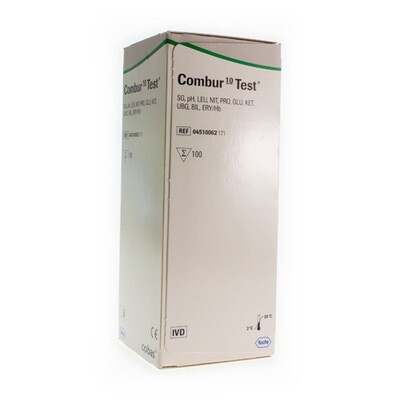 COMBUR 10 TEST STRIPS 100 04510062171 COMBUR 10 TEST STRIPS 100 04510062171