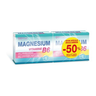 GOVITAL MAGNESIUM VITAMINE B6 COMP45 PROMO 2E -50% GOVITAL MAGNESIUM VITAMINE B6 COMP45 PROMO 2E -50%