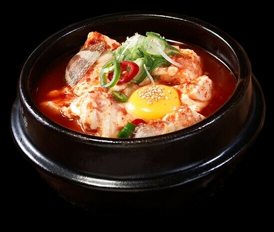 Seafood and Soft Tofu Stew (해물순두부)