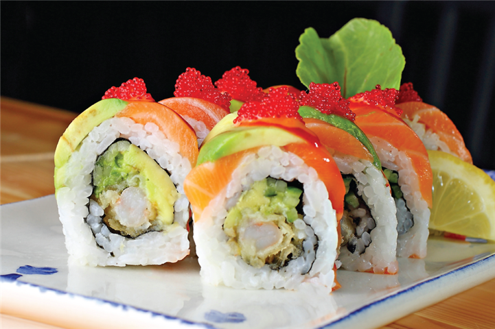 Salmon Night Fever Roll (Red Dragon)