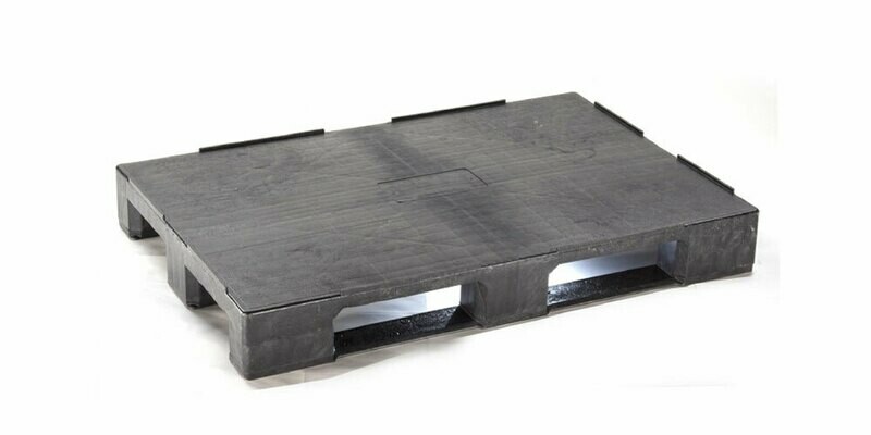 Hygiene Palette 1200 x 800 | geschlossenes Deck | 3 Kufen