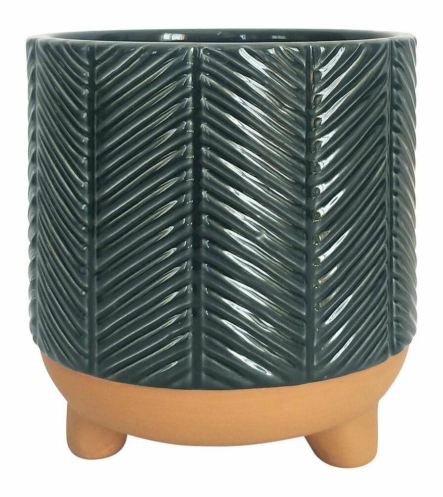Zari planter, navy (14cm)