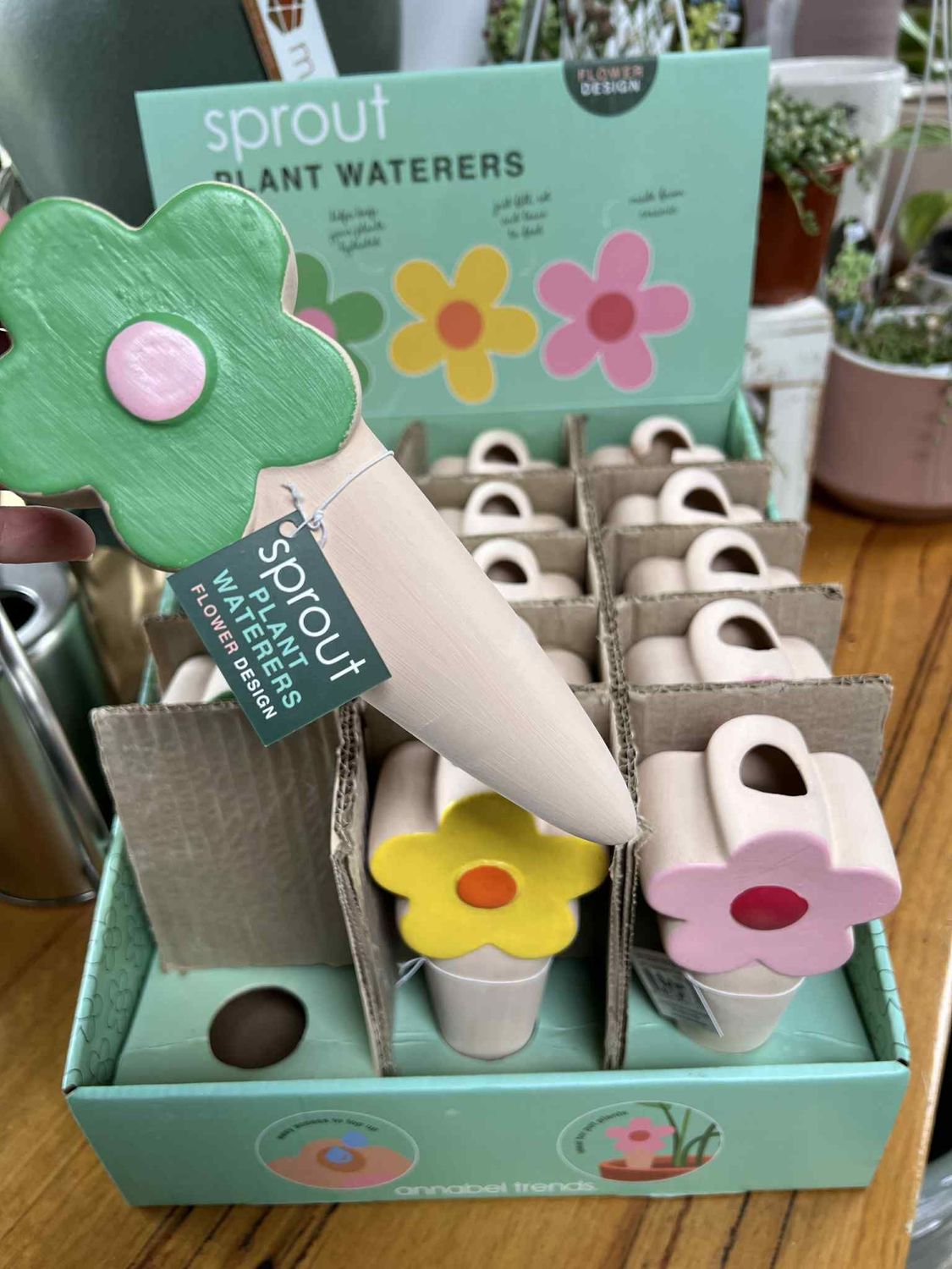 Colourful water dripper