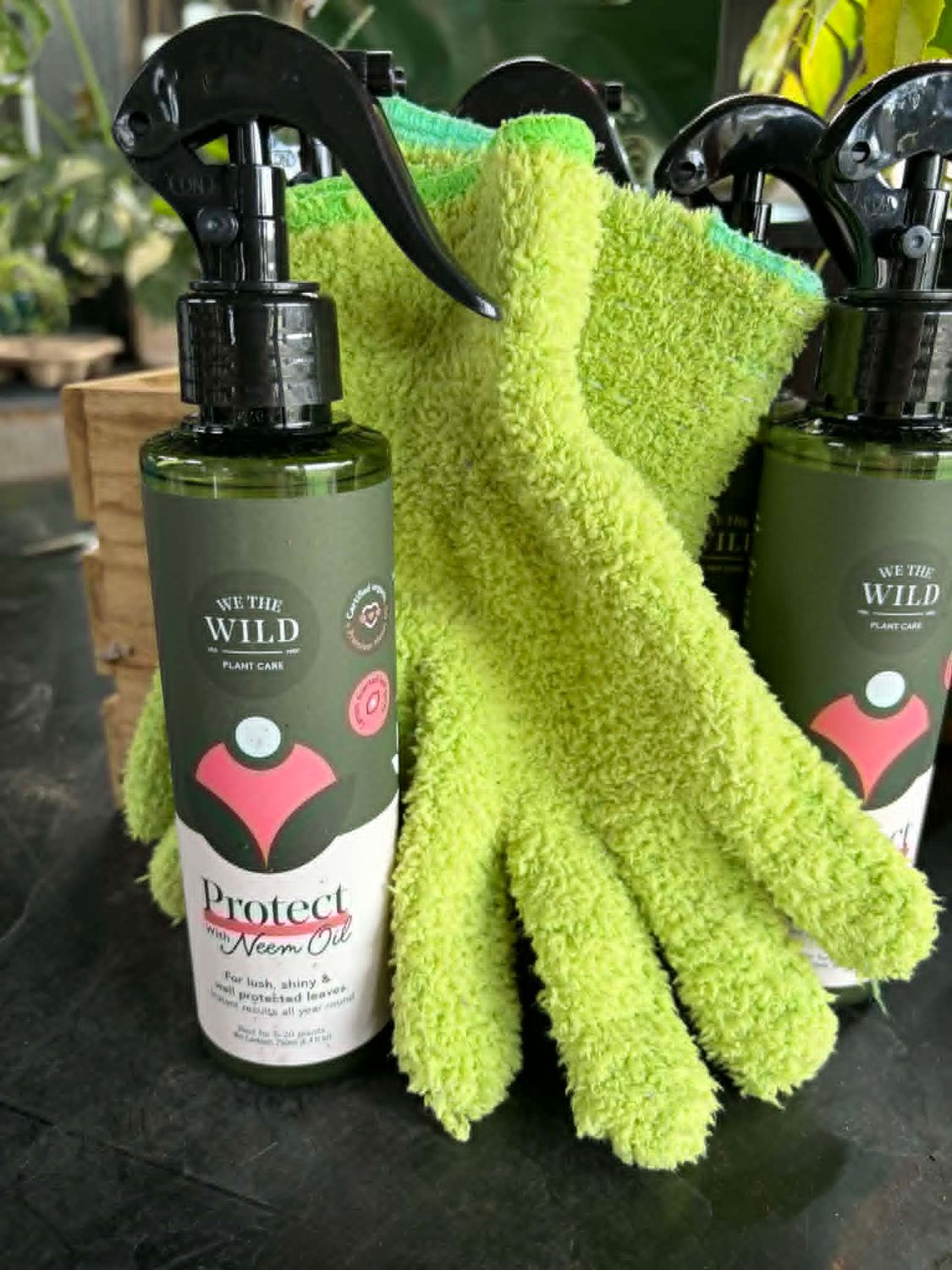 Leaf love gift pack (gloves and Protect spray)