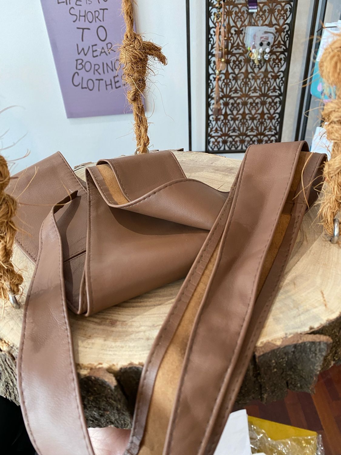 Cintura in pelle