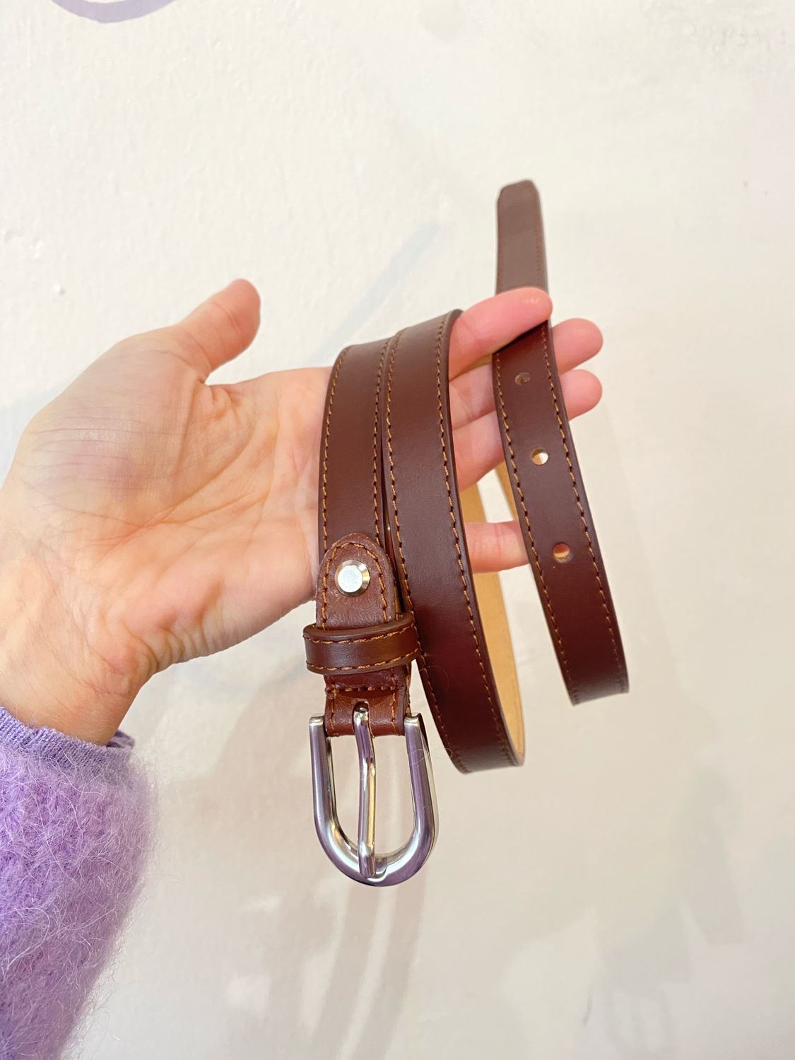 Cintura in pelle