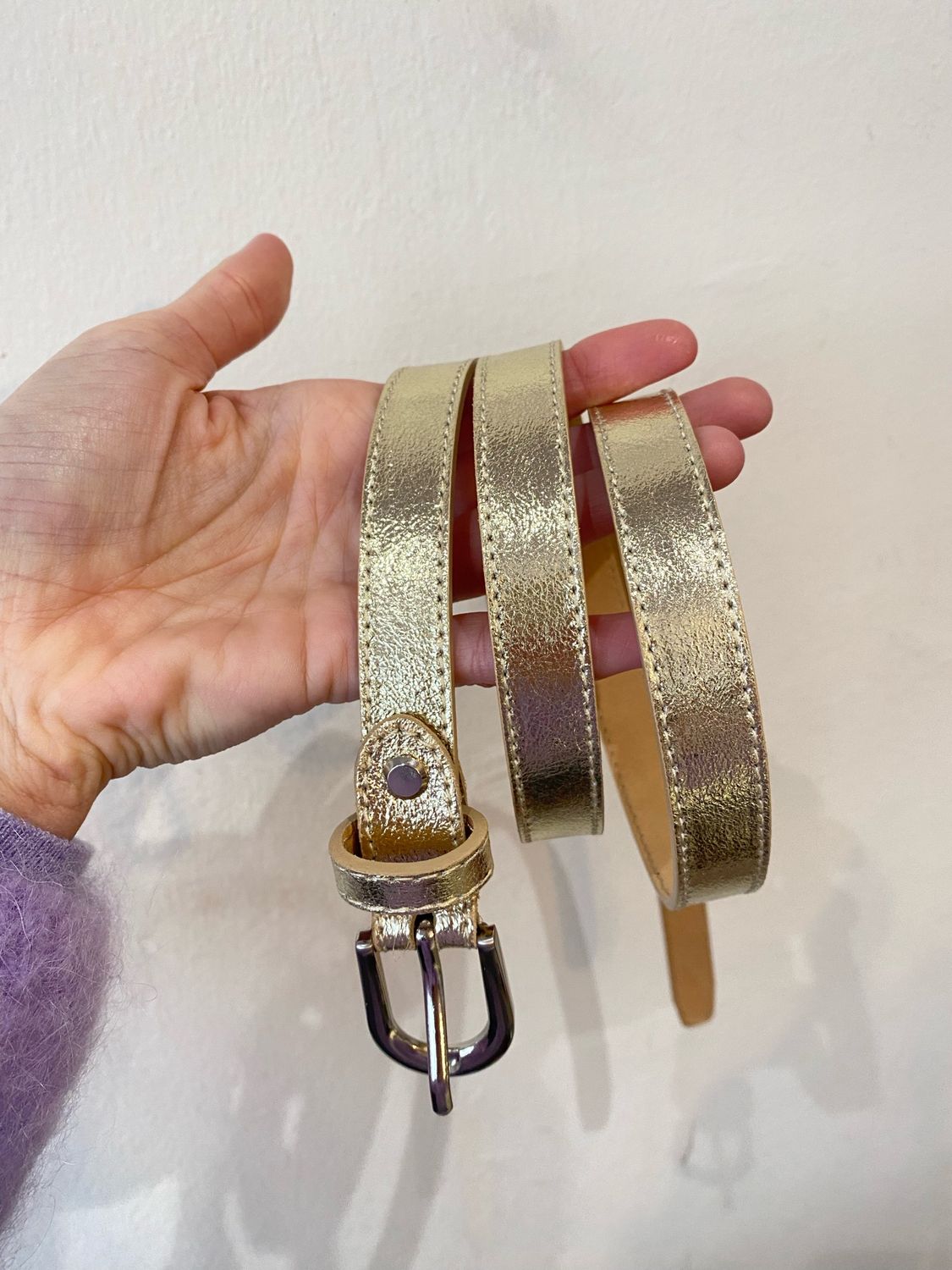 Cintura in pelle