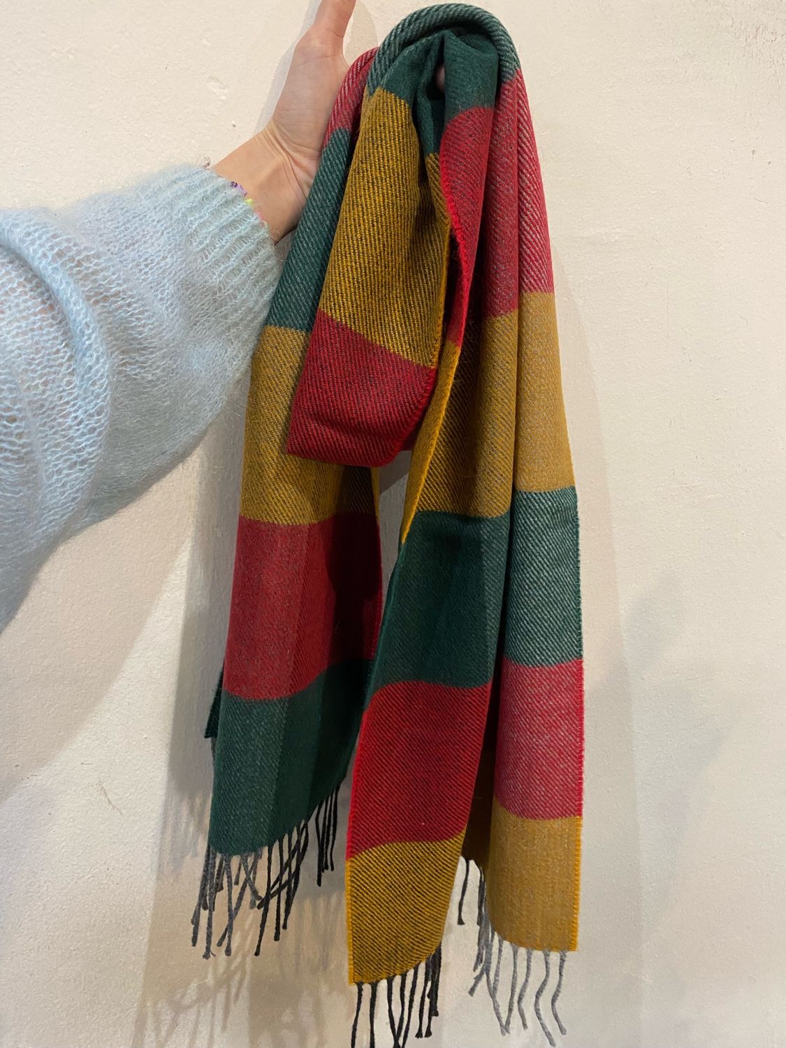Sciarpa unisex 100% lana