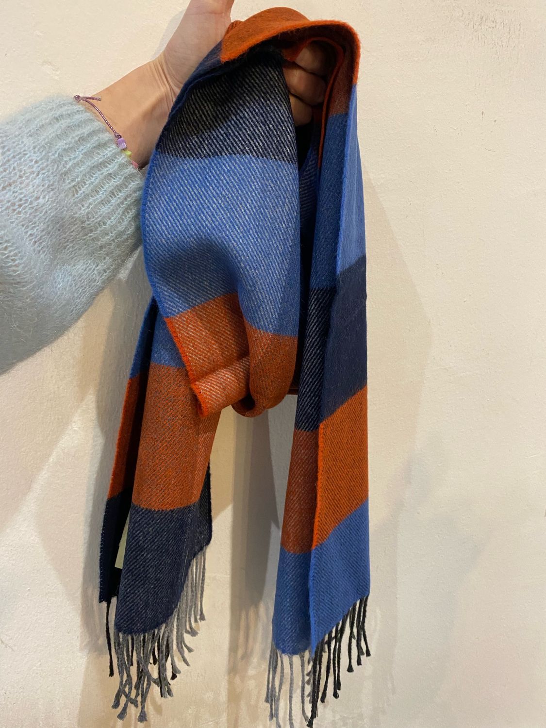 Sciarpa unisex 100% lana