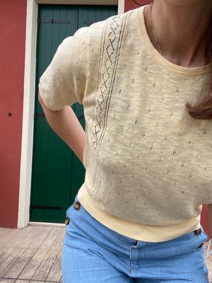 Maglia cotone/viscosa