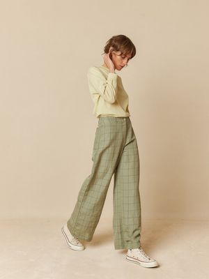 Pantaloni Lino e cotone