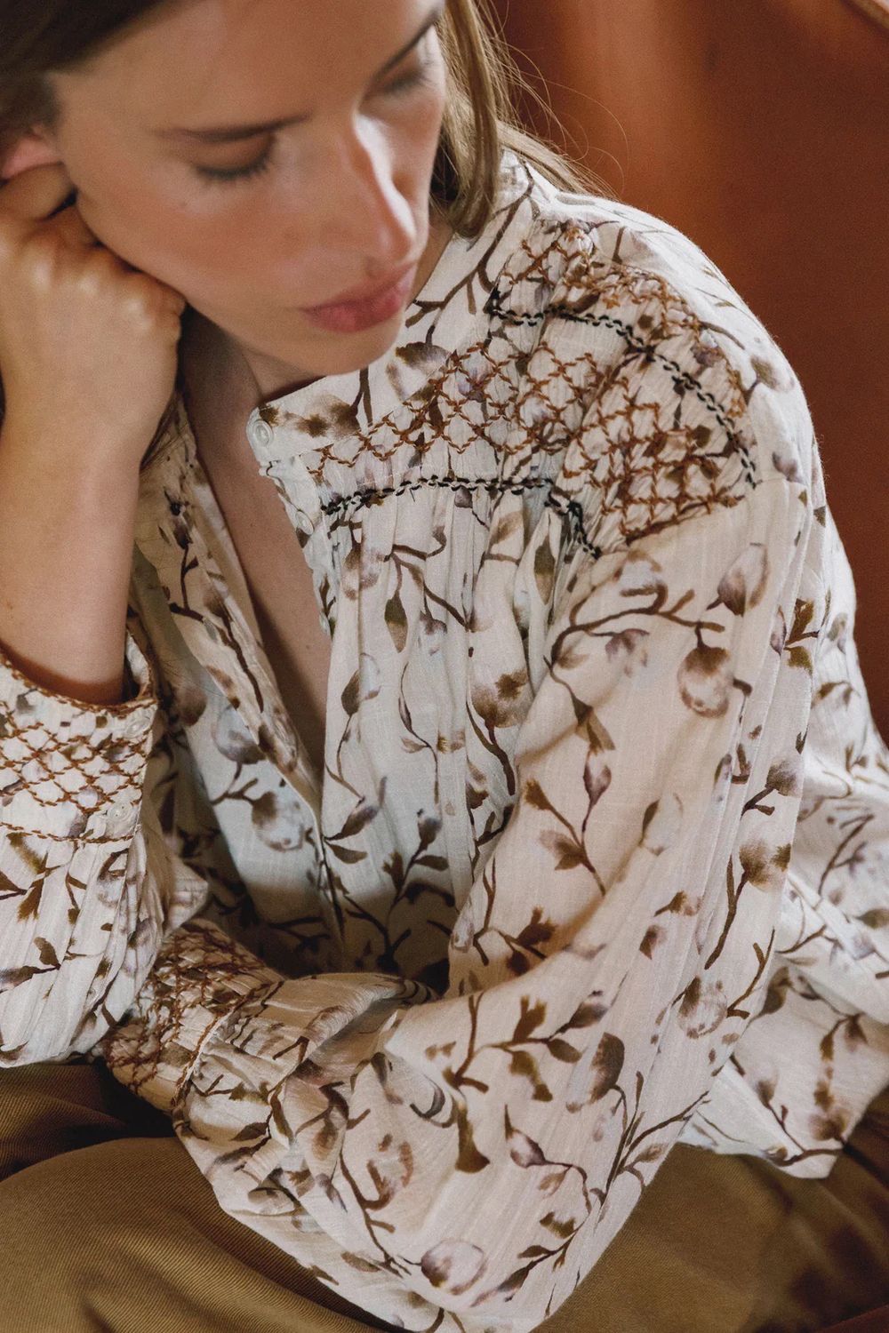 Camicia in cotone sostenibile