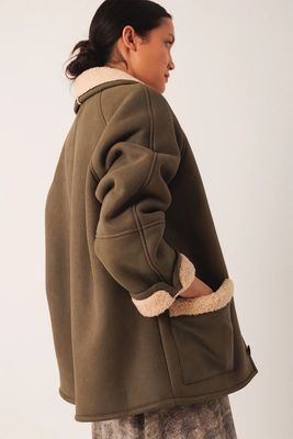 Giacca eco montone con teddy Giacca eco montone con teddy