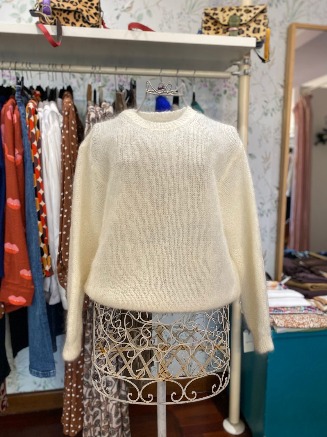 Maglione misto mohair