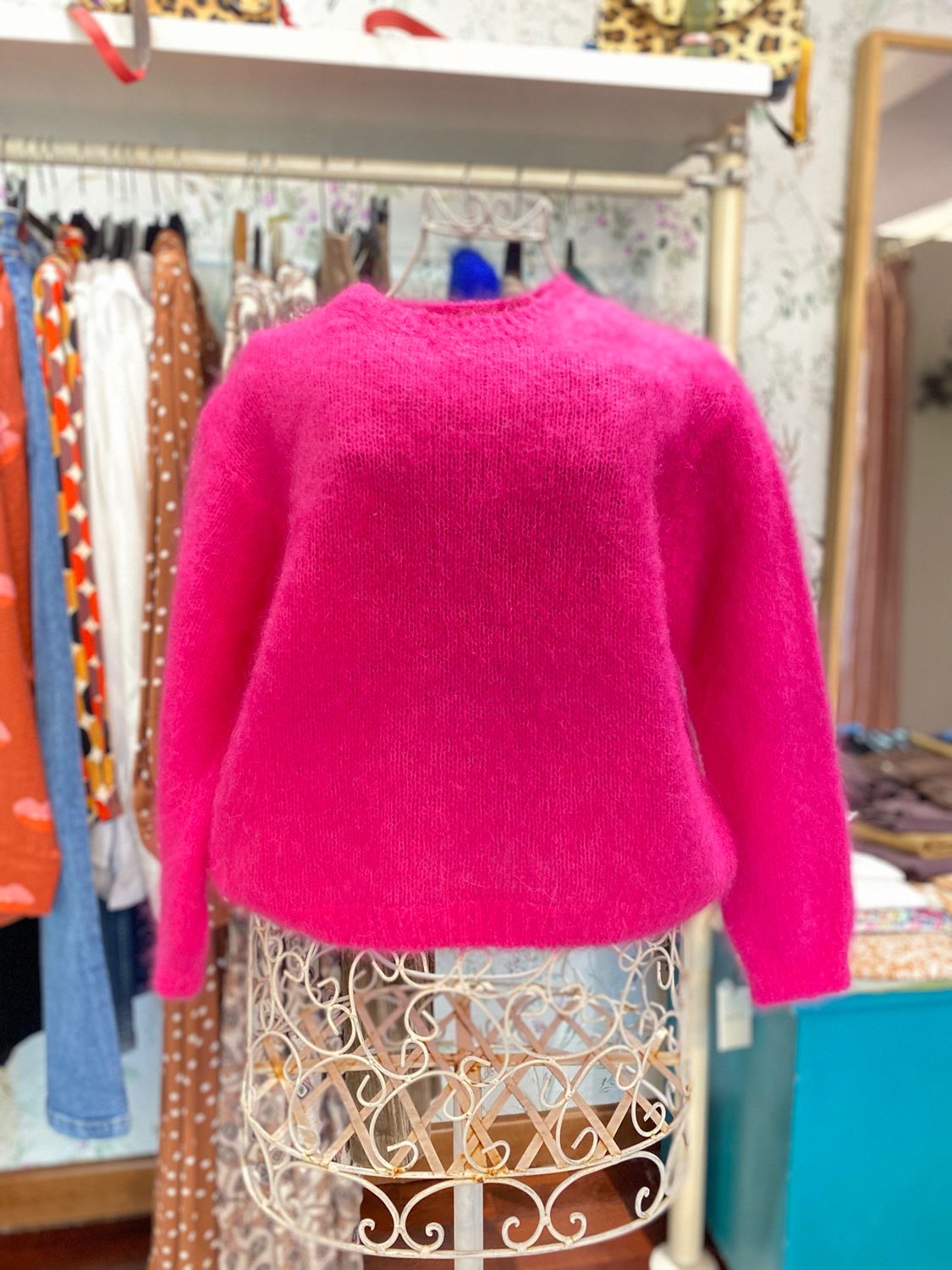 Maglione misto mohair