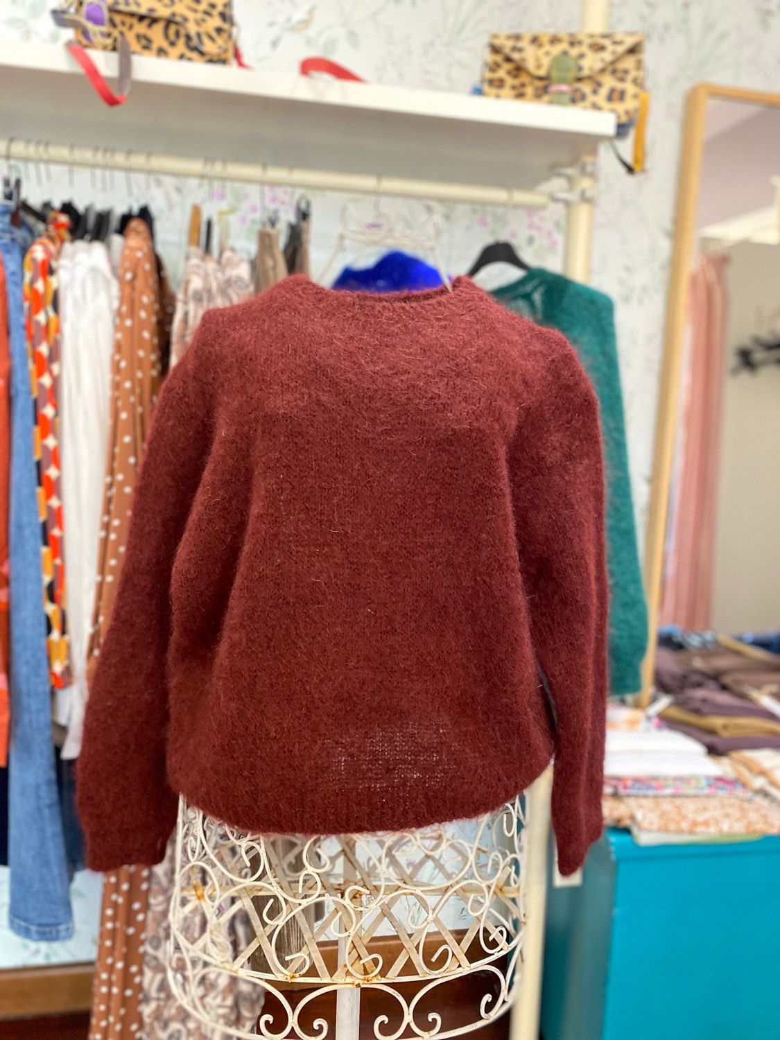 Maglione misto mohair