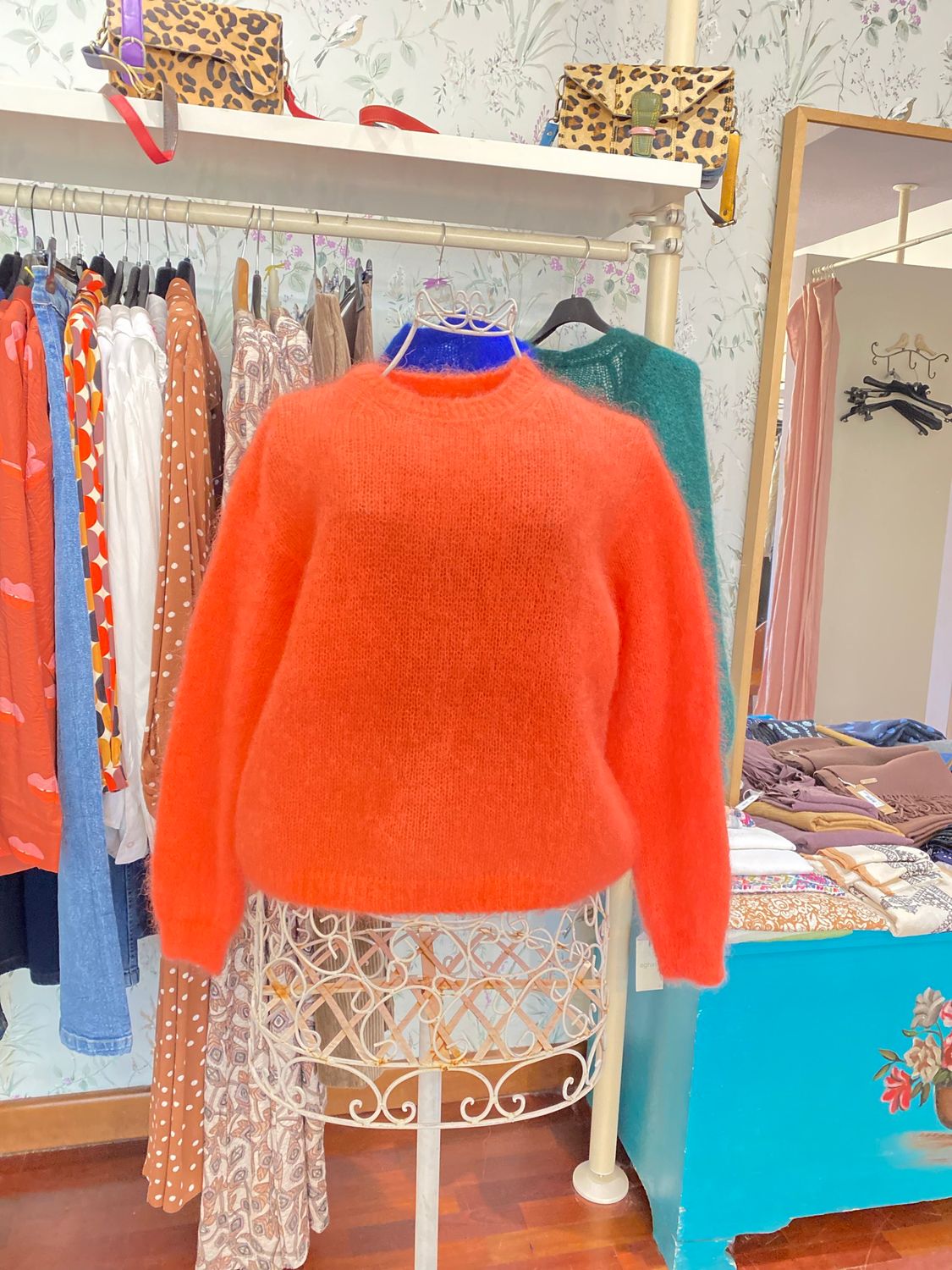 Maglione misto mohair