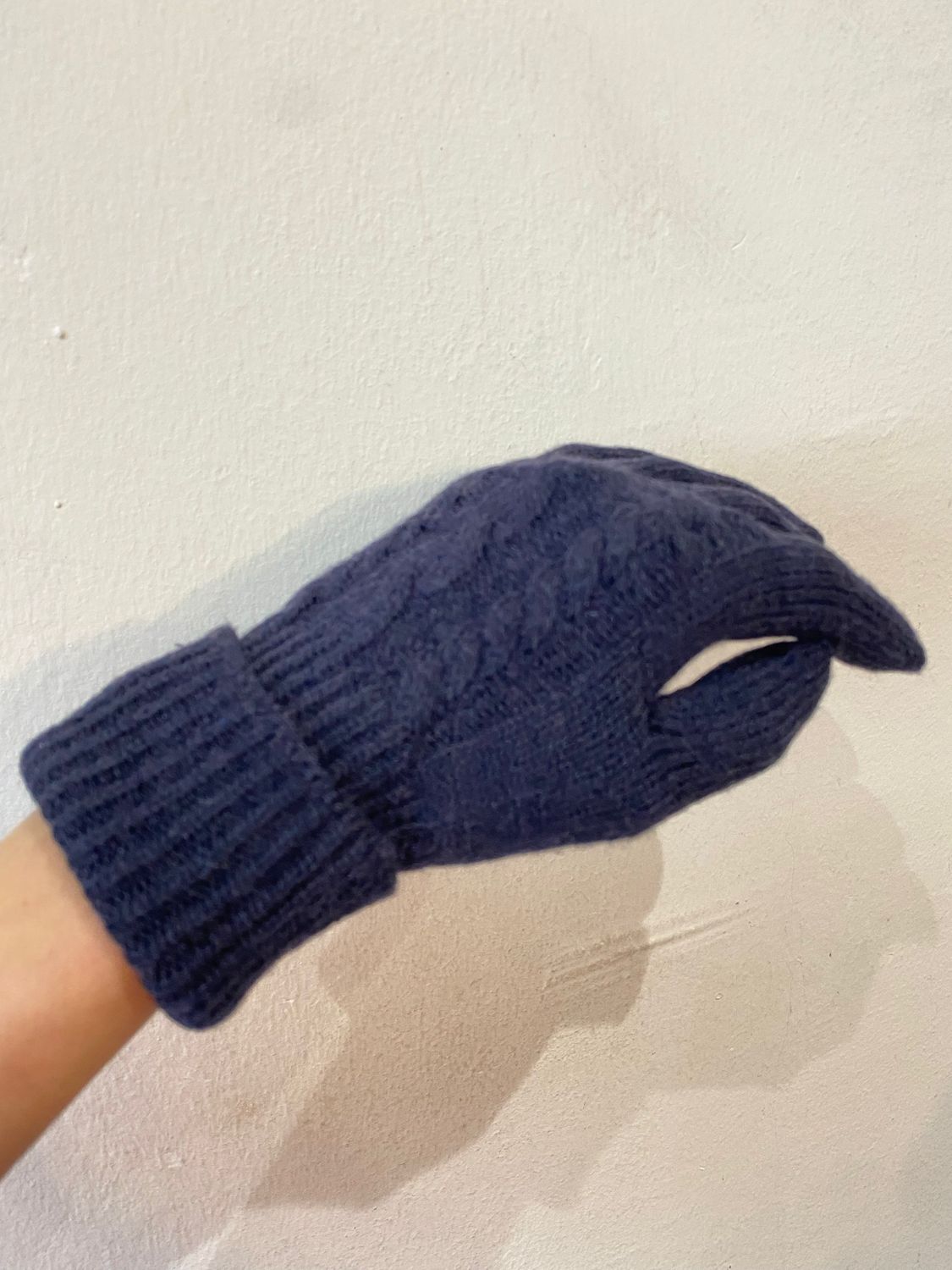 Guanti misto cashmere