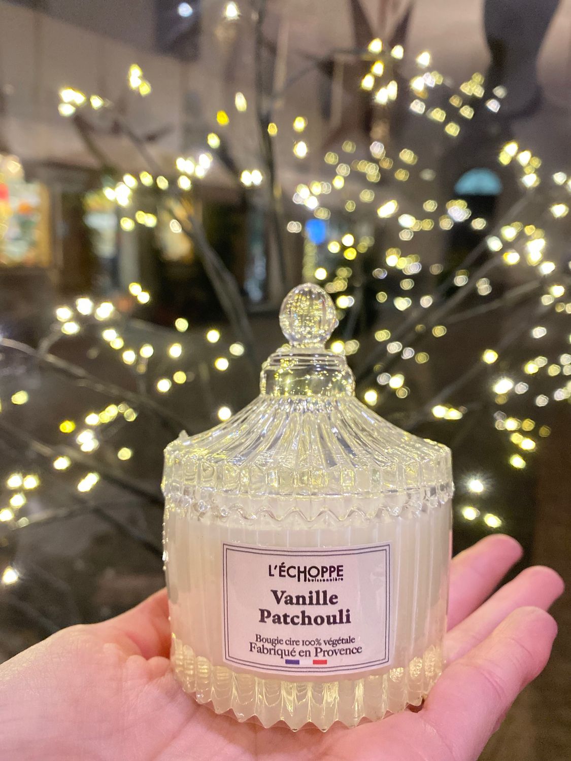 Candela con cera di soia Vaniglia Patchouli