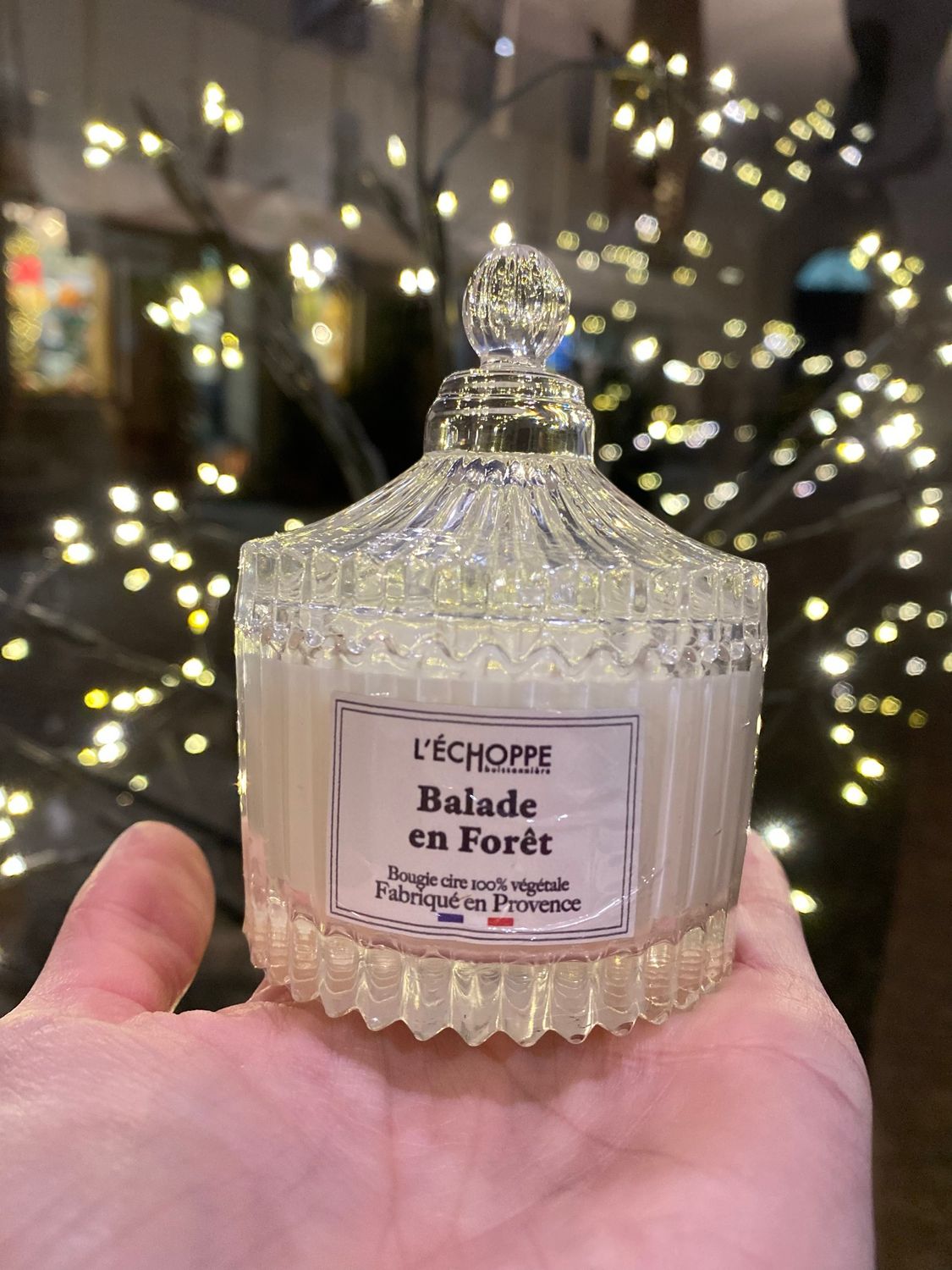 Candela con cera di soia Passeggiata nel bosco