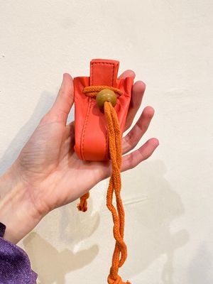 Portamonete a sacchettino in pelle