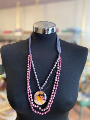 Collana resina quadro